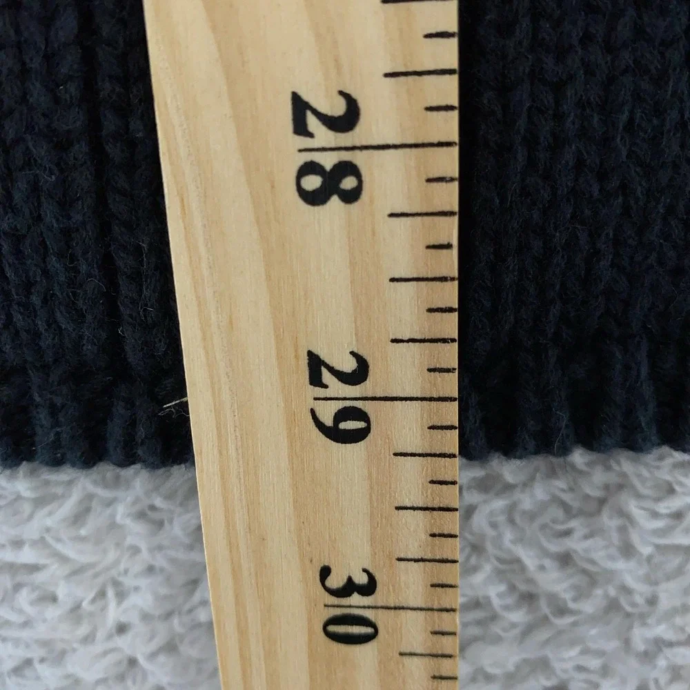 Polo Jeans Co Ralph Lauren Sweater Mens XL Black Half Zip Pullover Cotton Ribbed